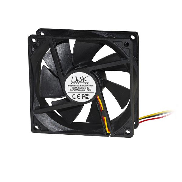 Nilox LKV9225 Computerkølesystem Universel Ventilator Sort