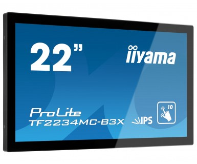 iiyama ProLite TF2234MC computerskærm 54,6 cm (21.5") 1920 x 1080 pixel Fuld HD LED Berøringsskærm Multibruger Sort