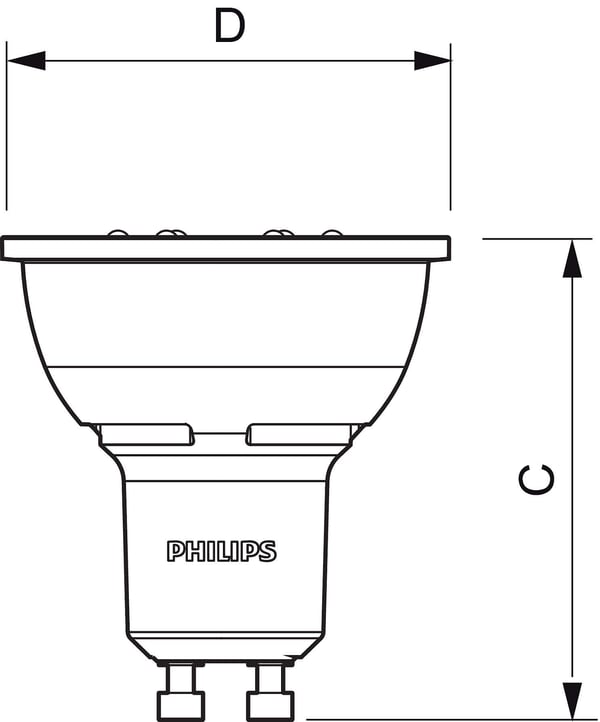 Philips CorePro LED 79922100 energy-saving lamp Hvid 3000 K 5 W GU10