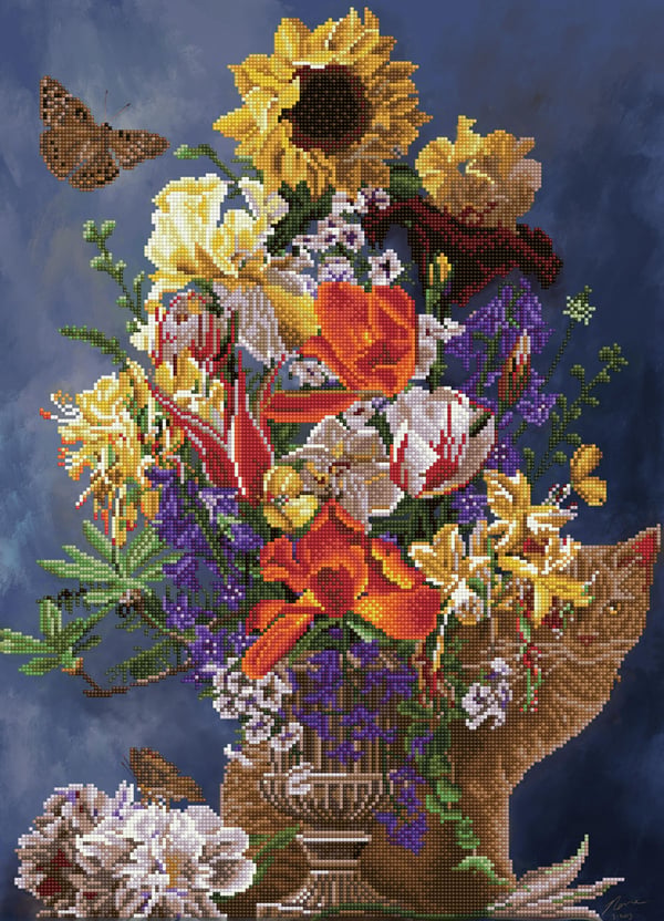 Diamond Dotz Garden in Gold