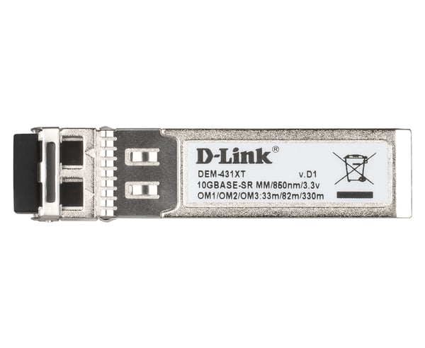 D-Link DEM-431XT transceiver-moduler för nätverk Fiberoptik 10000 Mbit/s SFP+