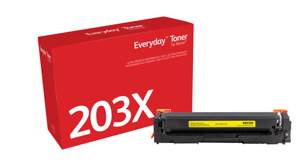 Everyday™ Keltainen Toner by Xerox compatible with HP 203X (CF542X), High capacity