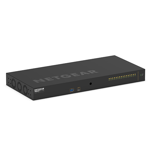 NETGEAR XSM4216F Hallittu L2/L3 1U Musta