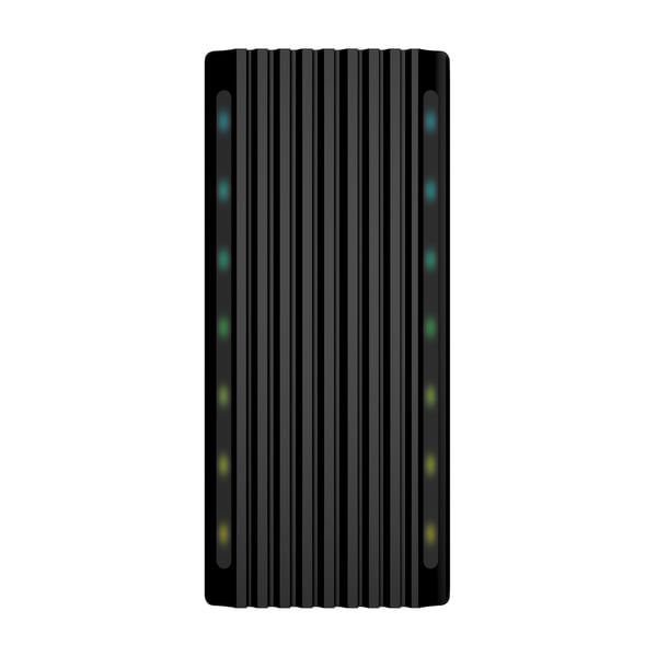 AISENS ASM2-RGB012B Hölje för lagringsenheter SSD-inkapsling Svart M.2