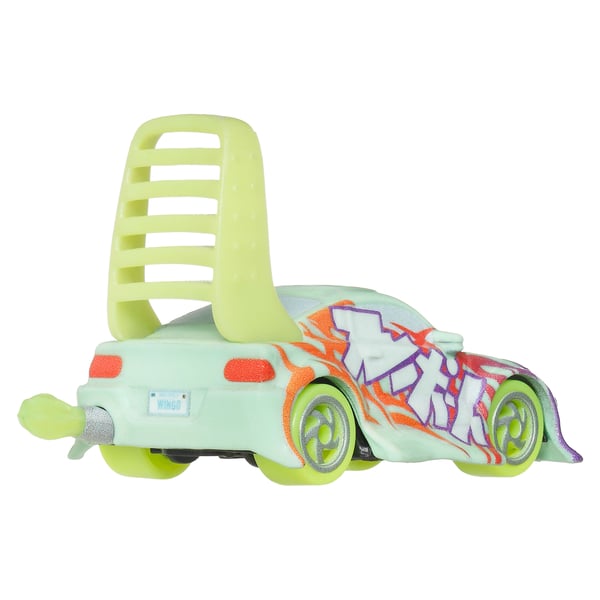 Mattel CARS GLOW RACERS DIECAST SINGLES - NR WINGO W/ FLAME