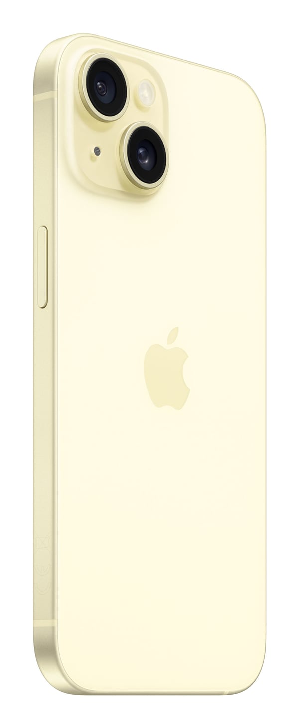 Apple iPhone 15 15,5 cm (6.1") Kaksois-SIM iOS 17 5G USB Type-C 512 GB Keltainen