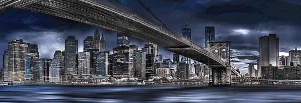 Schmidt® Spiele New York, Dark Night Pussel 1000 styck Stad