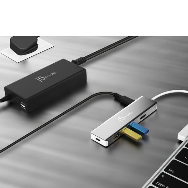j5create JUP2290C-FN 100W PD USB-C® Superoplader - UK