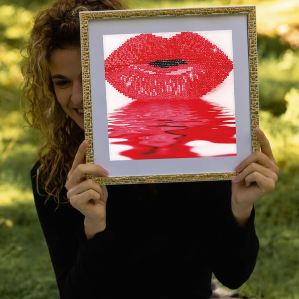 Diamond Dotz Hot Lips