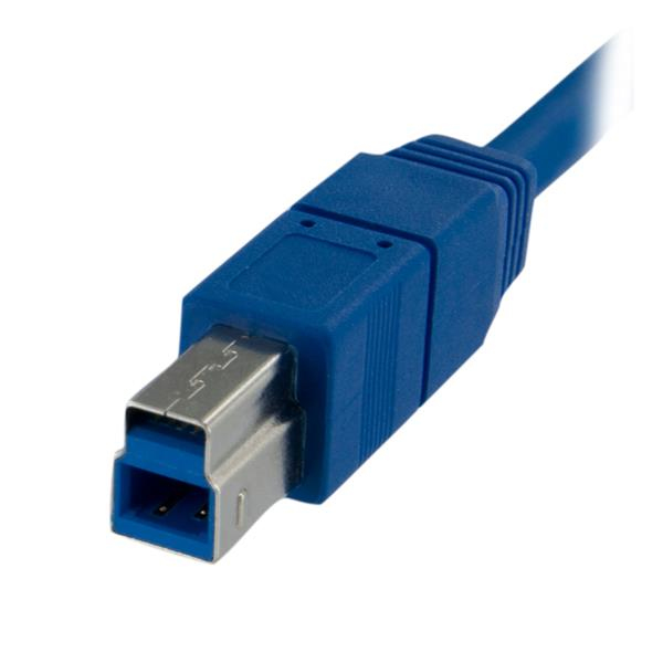 StarTech.com 1 m SuperSpeed USB 3.0 A til B kabel - M/M - USB 3.0 tilslutningskabel - USB-kabel - USB