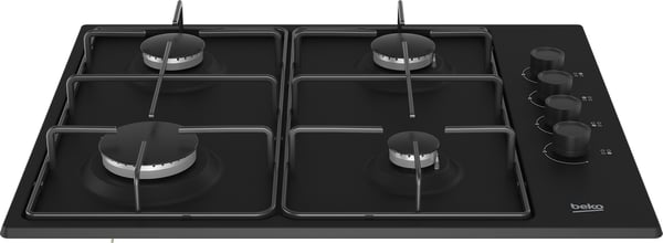 Beko HIGG 64123 SB kogeplade Sort Indbygget 60 cm Gaskomfur 4 zone(s)