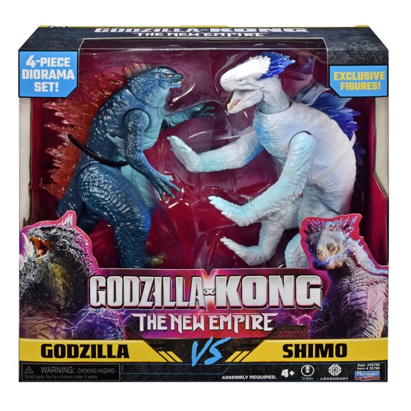 The New Empire 6" Godzilla Vs Shimo 2-pack