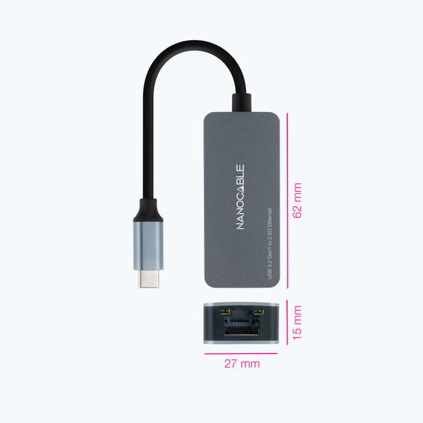 Nanocable 10.03.0410 nätverkskort Ethernet 2500 Mbit/s