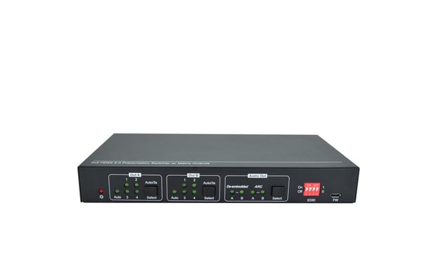 Vivolink VLHDMIMAT4X2RS matrix kontakt Skalering matrix omskifter 7,5 W