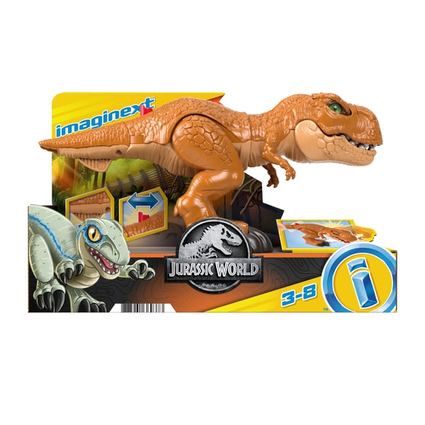 Fisher-Price Imaginext Jurassic World T.Rex som kastar med huvudet