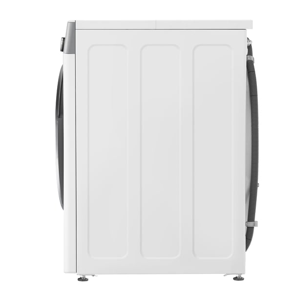 LG D4R9513TPWC vaskemaskine - tørretumbler Fritstående Front-læsning Sølv, Hvid
