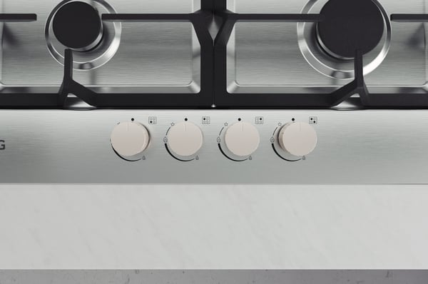 LG CBGZ2414S Ruostumaton teräs Kiinteä 59 cm Kaasuliesi 4 alue(tta)