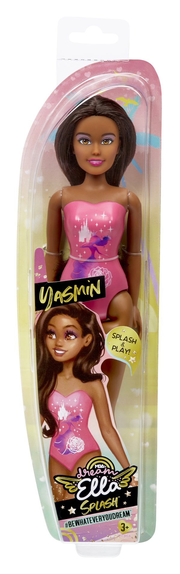 MGA's Dream Ella Splash Doll- Yasmin (Pink)