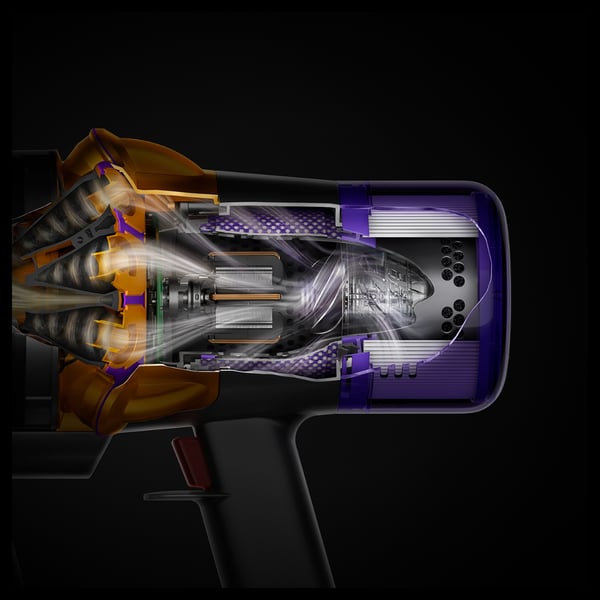 Dyson V15 Detect Absolute 2-in-1-varsi-imuri Akku Kuiva HEPA Pussiton 0,77 L Ruostumaton teräs