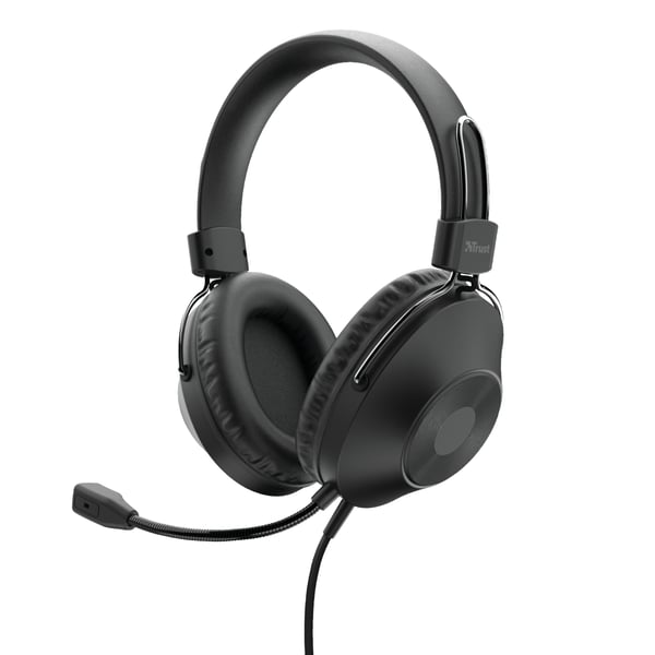 Trust HS-250 Headset Ledningsført Opkald/musik Sort