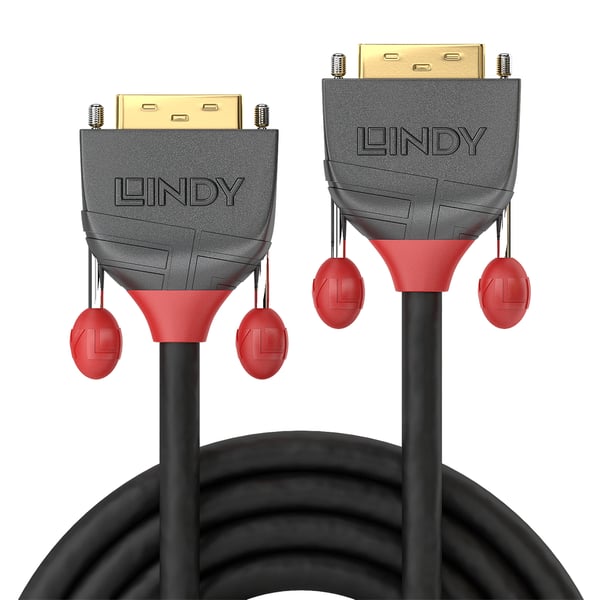 Lindy 36243 DVI kabel 25 m DVI-D Sort