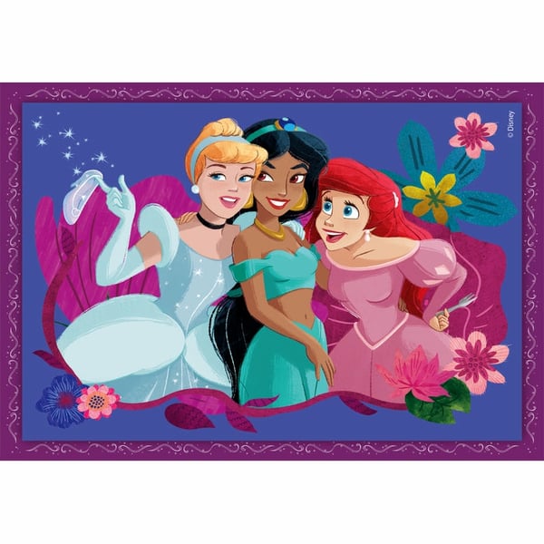 Clementoni Supercolor Disney Princess Puslespil 12 stk Tegnefilm