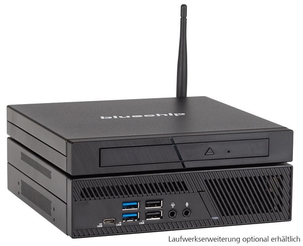 bluechip BUSINESSline S3159 Intel® Core™ i5 i5-13400 8 GB DDR5-SDRAM 500 GB SSD Windows 11 Pro Mini PC Mini-PC Svart
