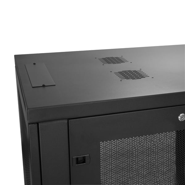 StarTech.com 18U Enterprise-klassat Serverrack-kabinett Kit, 19" slutet 4-Post rack med hylla och Cable Management, 75 cm monteringsdjup, 450kg (992lb) kapacitet