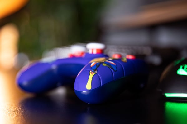 Konix My Hero Academia KX MHA SW/PC GAMEPAD BLUE Blå, Röd USB Spelplatta Analog / Digital Nintendo Switch, PC