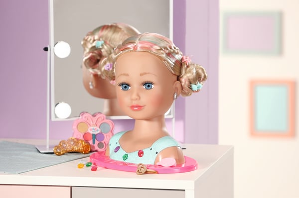 BABY born Sister Styling Head Princess Doll make-up & hair styling set