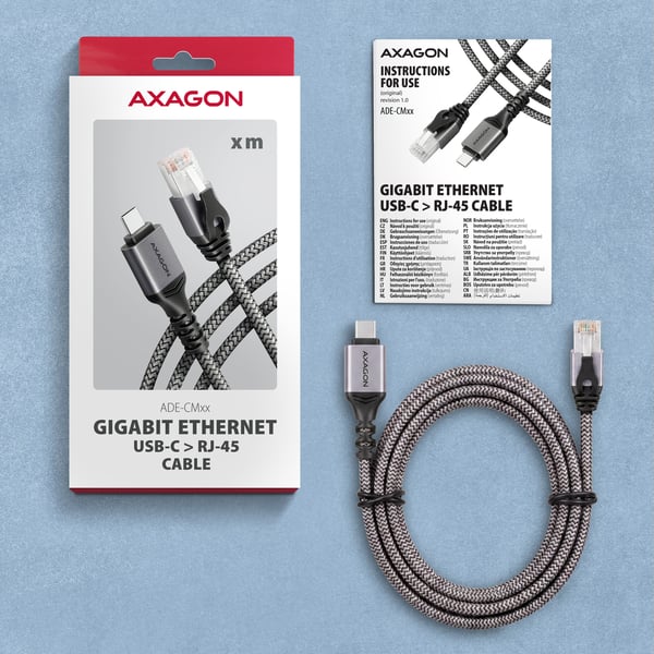 Axagon ADE-CM50 verkkokortti Ethernet 5000 Mbit/s