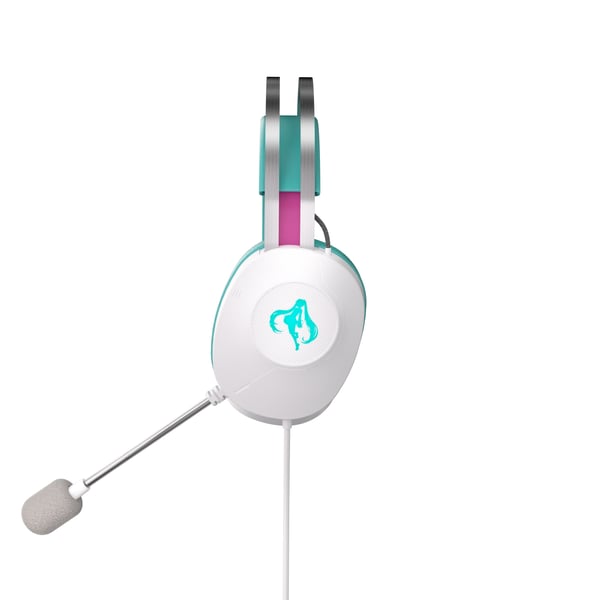 ASUS TUF Gaming H1 Gen II Hatsune Miku Edition Kuulokkeet Langallinen Pääpanta Pelaaminen USB A-tyyppi Vaaleanpunainen, Turkoosi, Valkoinen