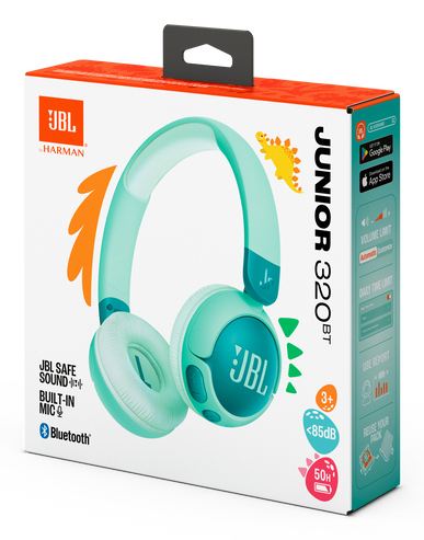 JBL JR320BT Bluetooth trådløse on-ear hovedtelefoner til børn grøn EU