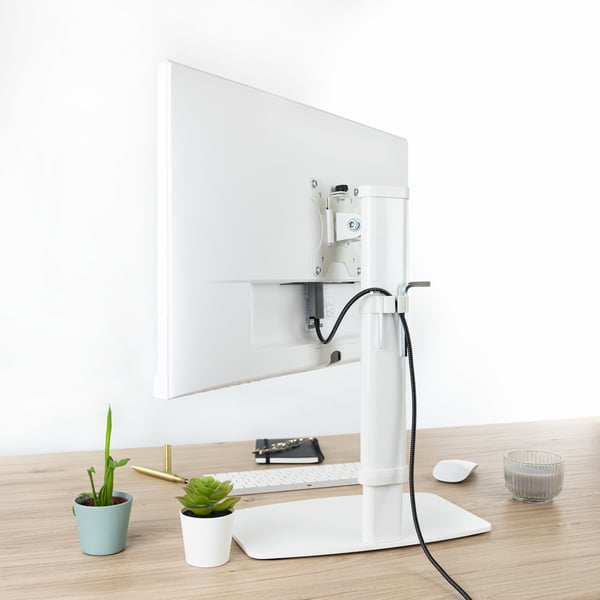 TooQ DB1127TN-W monitorin kiinnike ja jalusta 68,6 cm (27") Vastaanotto Valkoinen