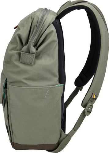 Case Logic LODP-114-PETROLGREEN-DRAB 35,8 cm (14.1") Rygsæk Grøn
