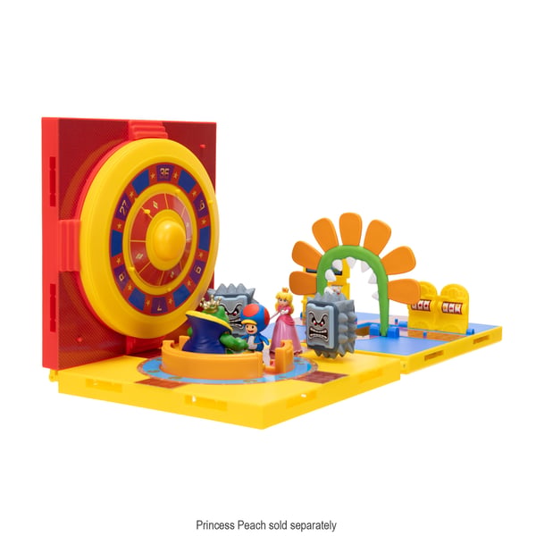 Super Mario The Galaxy Movie Minus World Casino Diorama Playset