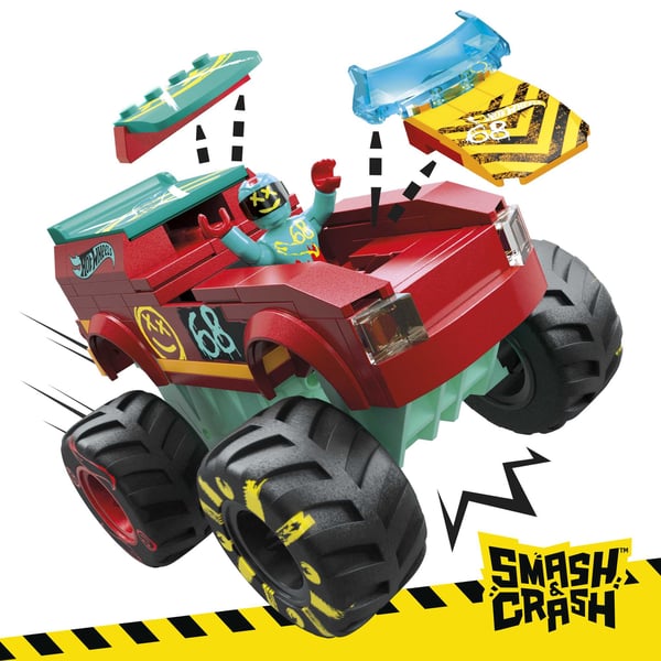 MEGA Hot Wheels Smash 'n Crash demoderby ekstrem stuntbane