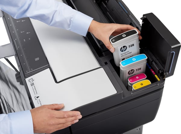 HP Designjet T830 24"-multifunktionsprinter