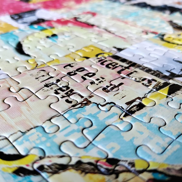 Tactic Poster Collage 1000 pcs Puslespil 1000 stk Kunst