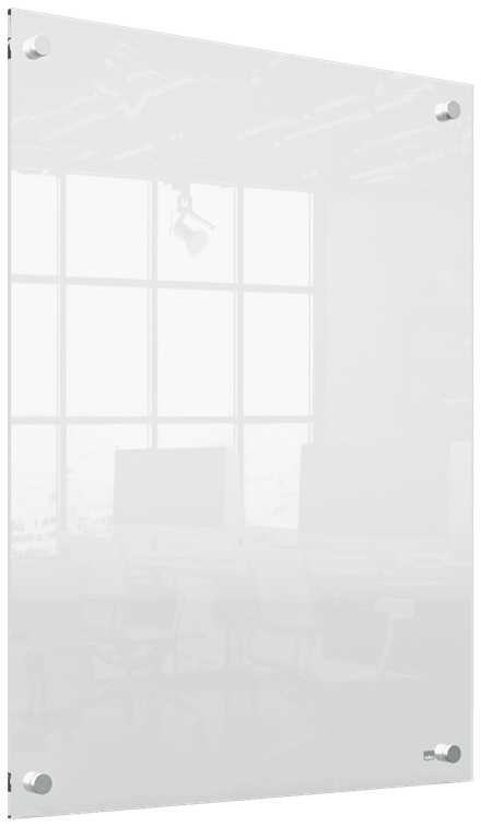 Nobo Transparent Akryl Mini Whiteboard Väggmonterad 60x45 cm