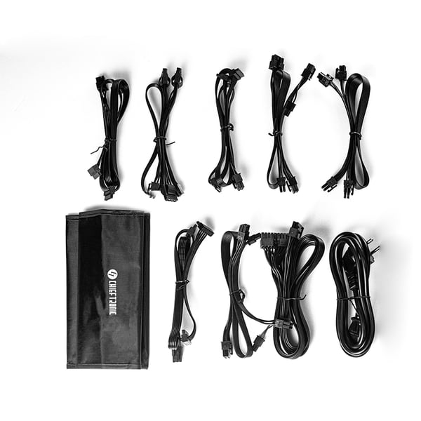 Chieftec PowerUp GPX-850FC enhed til strømforsyning 850 W 20+4 pin ATX ATX Sort