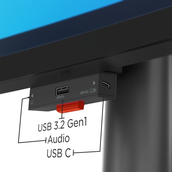 Lenovo ThinkVision P40w-20 platta pc-skärmar 100,8 cm (39.7") 5120 x 2160 pixlar 5K Ultra HD LED Svart
