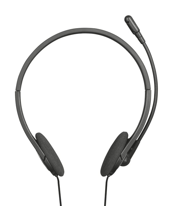Trust Ilux Headset Ledningsført Opkald/musik Sort