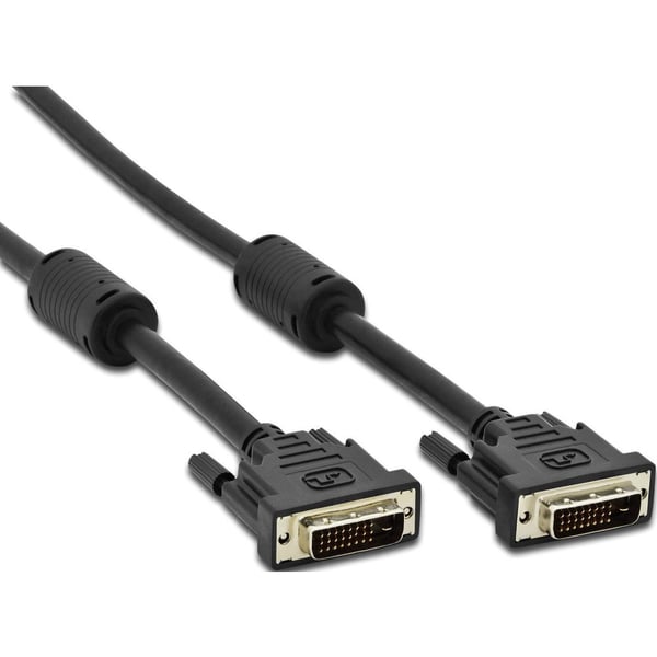 Techly 15m DVI-D DVI-kaapeli Musta