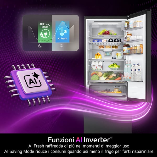 LG GBBW322CPY Fristående 465 l Silver
