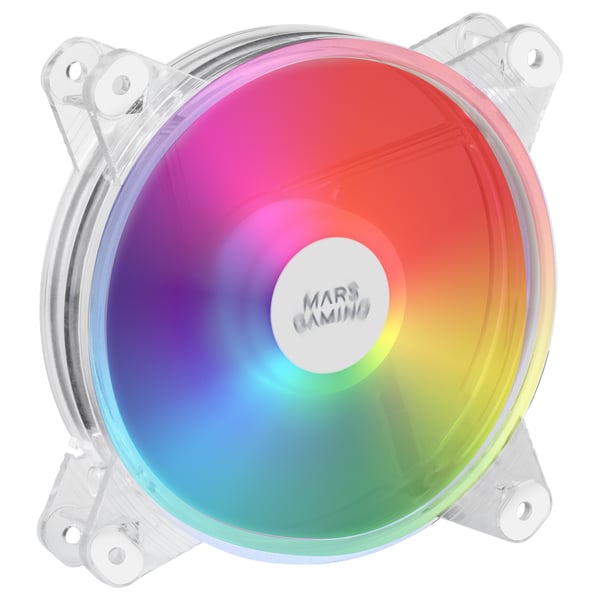Mars Gaming MFD kylsystem för dator Datorväska Fan 12 cm Vit 1 styck