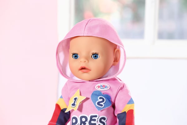 BABY born Kindergarten Romper+Badges Dukkesparkedragt