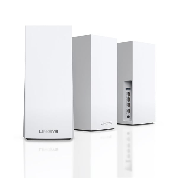 Linksys Velop Intelligent Mesh WiFi 6 (AX4200)-system til hele hjemmet, Tri-Band, 3-pak
