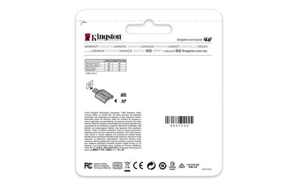 Kingston MobileLite Plus - Kortläsare (SD, SDHC, SDHC UHS-I, SDHC UHS-II, SDXC, SDXC UHS-I, SDXC UH