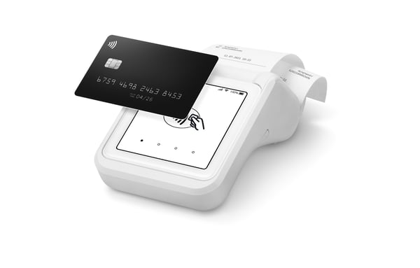 SumUp Solo älykortin lukijalaite Akku Wi-Fi + 4G Valkoinen
